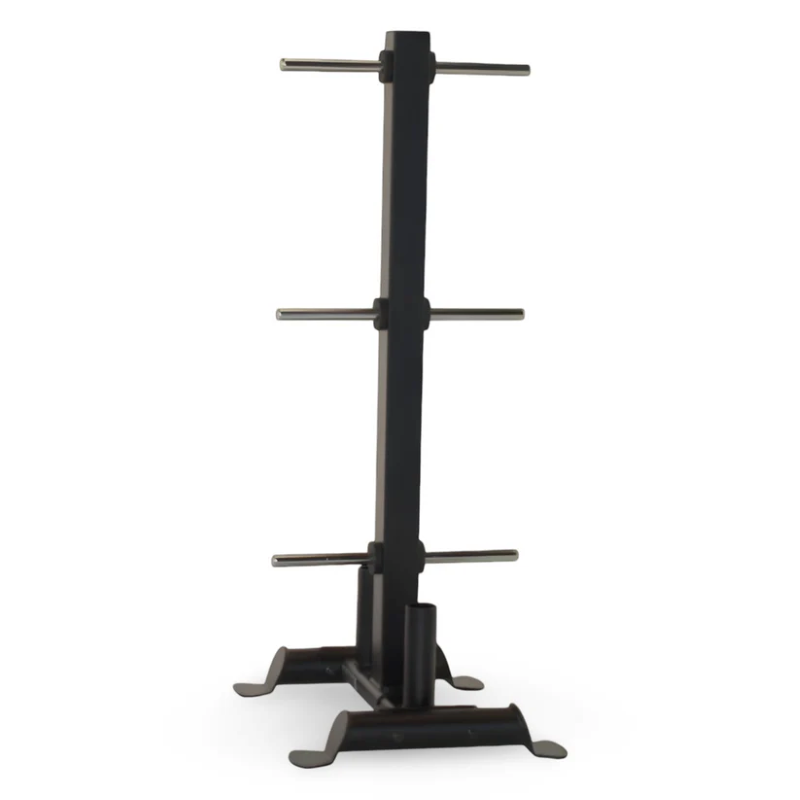 Bumper Plate and Bar Storage Tree