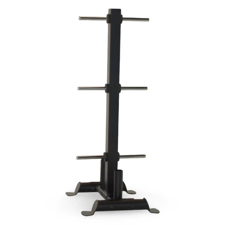 Bumper Plate and Bar Storage Tree