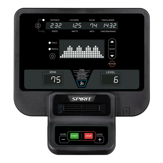 Spirit Fitness CR800 Recumbent Bike