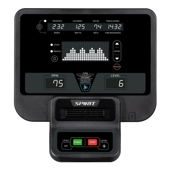 Spirit Fitness CU800 Upright Bike