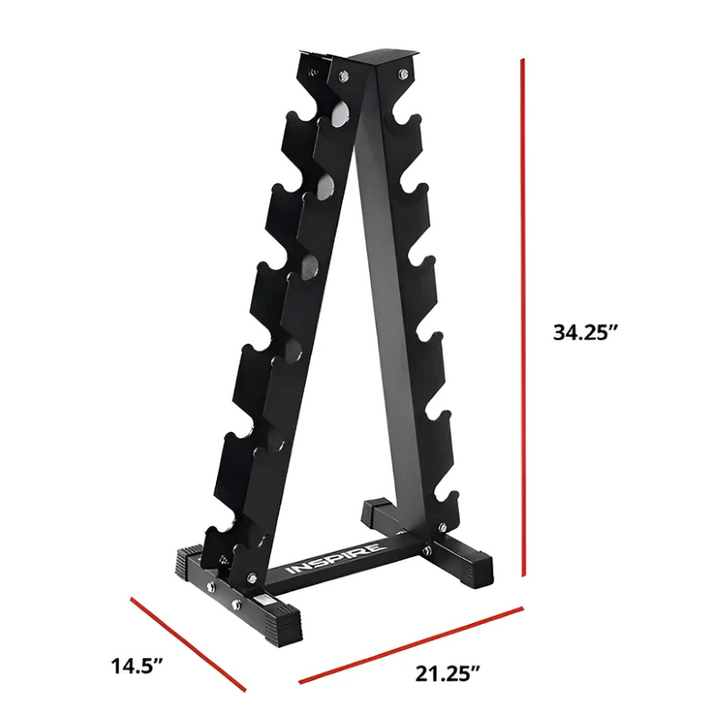 6 Pair Vertical Dumbbell Rack
