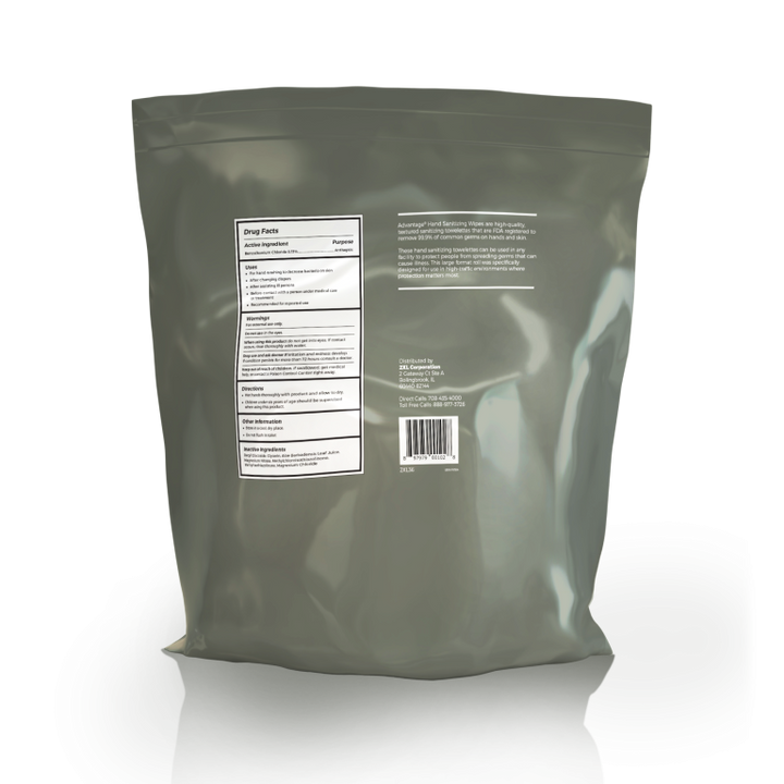 2XL Advantage® Hand Sanitizing Wipes