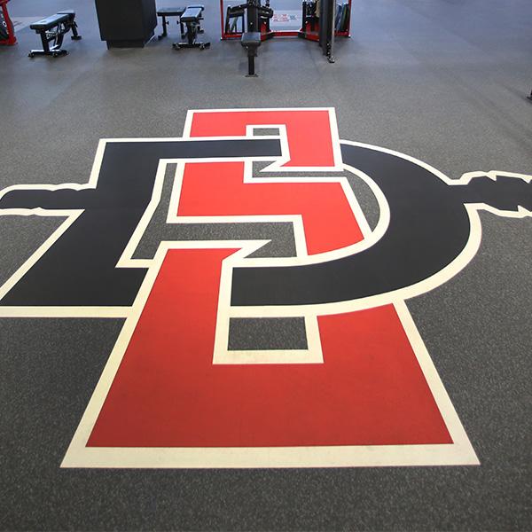 Ecore Athletic Inlaid Rubber Logos