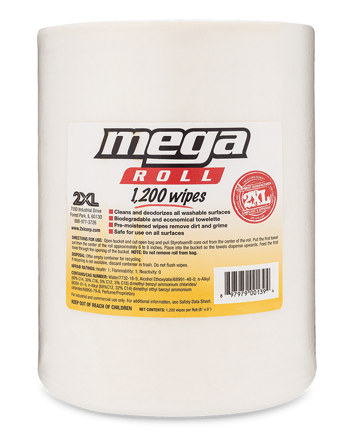2XL Mega Roll® Facility Wipes