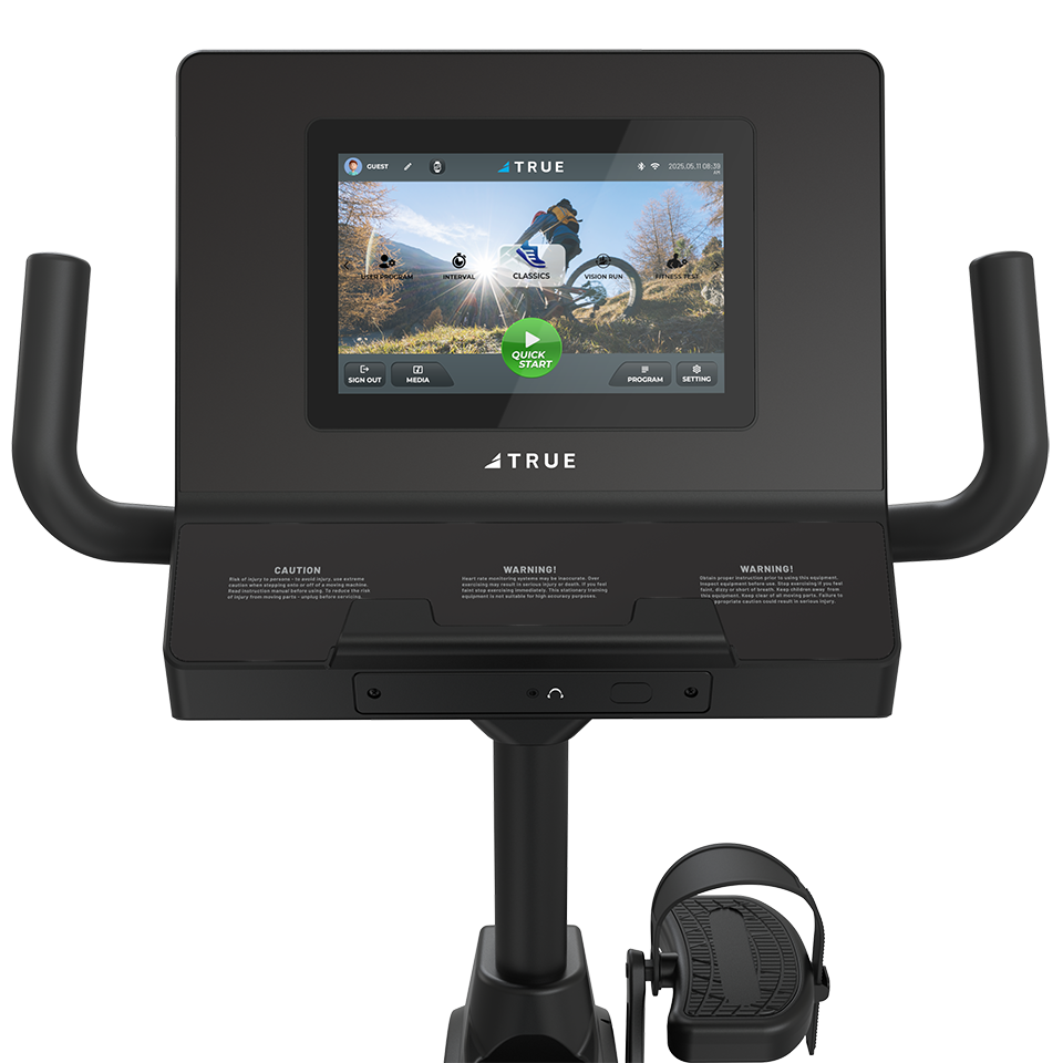 TRUE Fitness Performance Recumbent Bike with 10″ Touchscreen