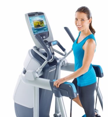 Precor AMT 885 with OPEN STRIDE  - P82 15" Touch-screen/TV/iPod