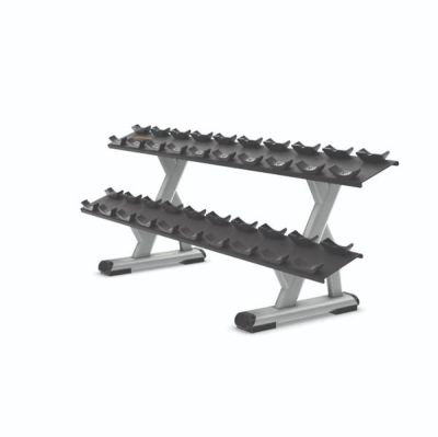 Precor Discovery 2 Tier 10 Pair Dumbbell Rack 